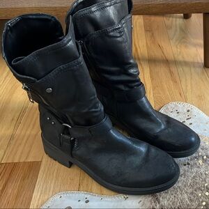 Carlos by Carlos Santana - Black Leather Boots